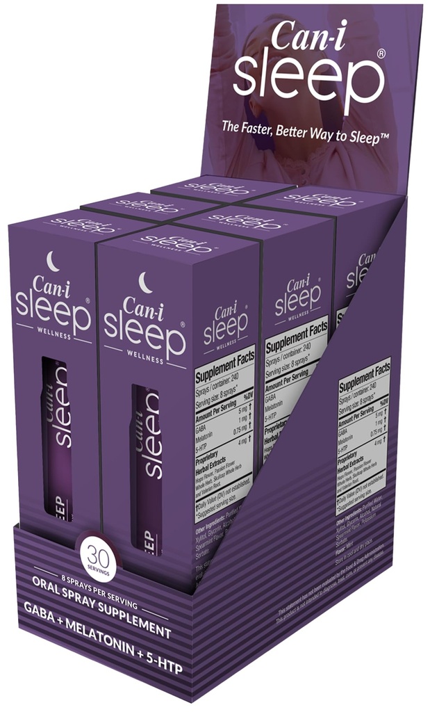 Pulverizador de sono mais rápido trabalhando em 10 minutos, melhor ajuda para o sono para adultos, Relaxium através da noite com Can-i dormir todas as vitaminas naturais do sono - 180 Servings