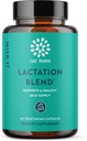 OAT MAMA Leite Aleitamento Mistura de ervas Suplemento de amamentação para cuidados pós-parto, Aleitamento Suplemento com Moringa Pó, 60 Cápsulas