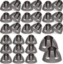 Geiseralie 30 Pcs Hearing Aid Domes 8mm Hearing Aid Open Domes Substituições Médio Open Hearing Aid Accessories Compatível com GN Resound Hearing Aids Ear Tips