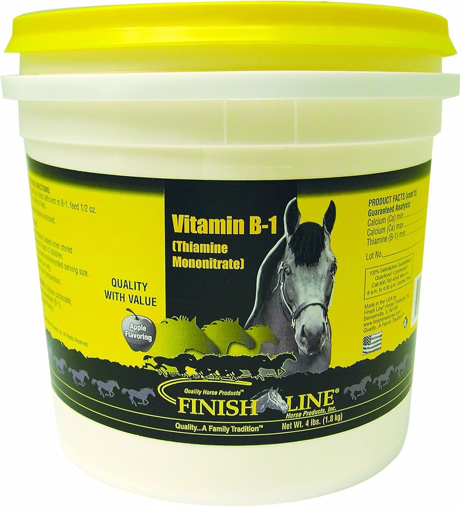 Linha de acabamento Produtos Horse Vitamina B1 Mistura