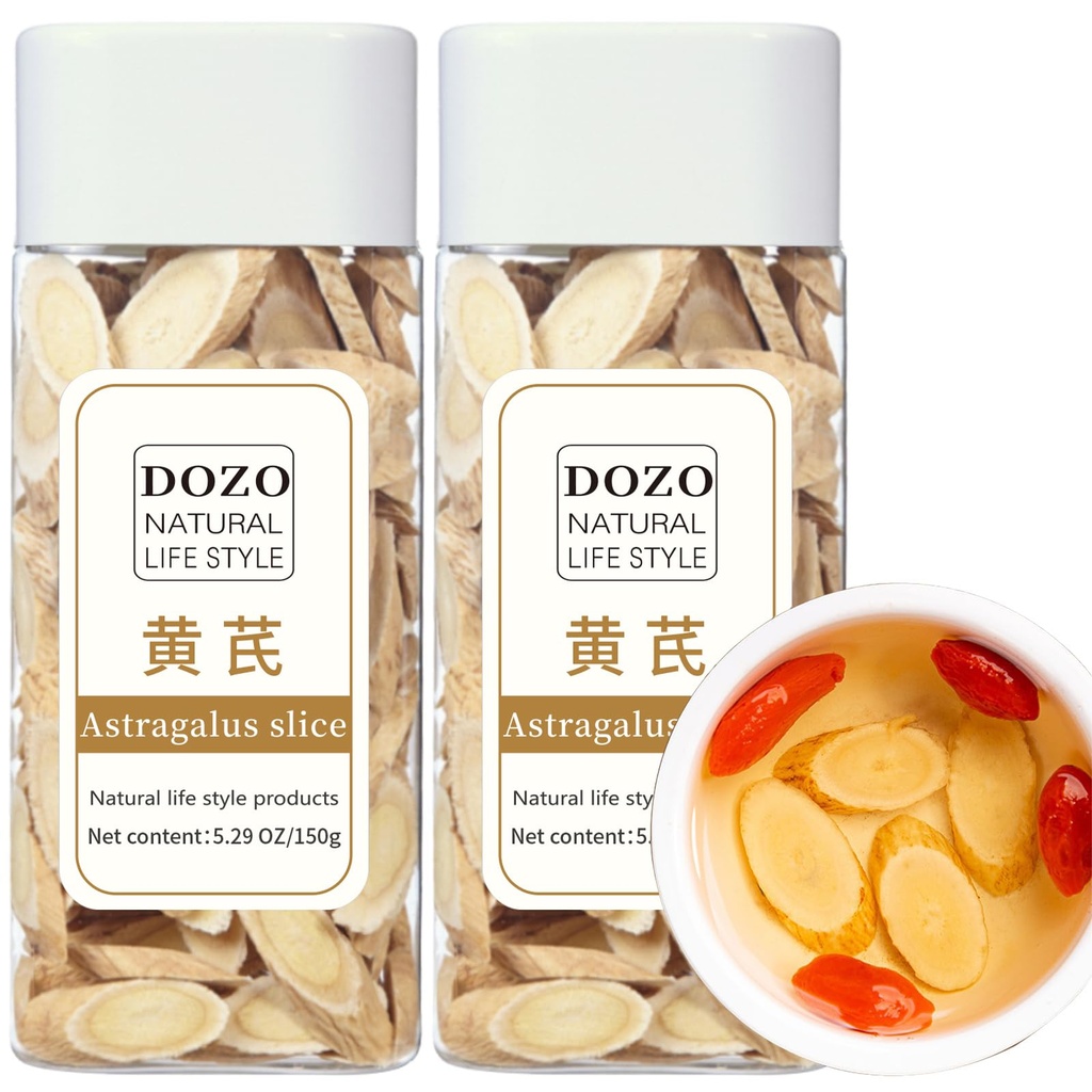 DOZO Astragalus Slice Radix Astragalus Root Huang qi Tea