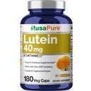 NusasPure Lutein 40mg 180 Cápsulas Veggie (Não-GMO, Vegan)