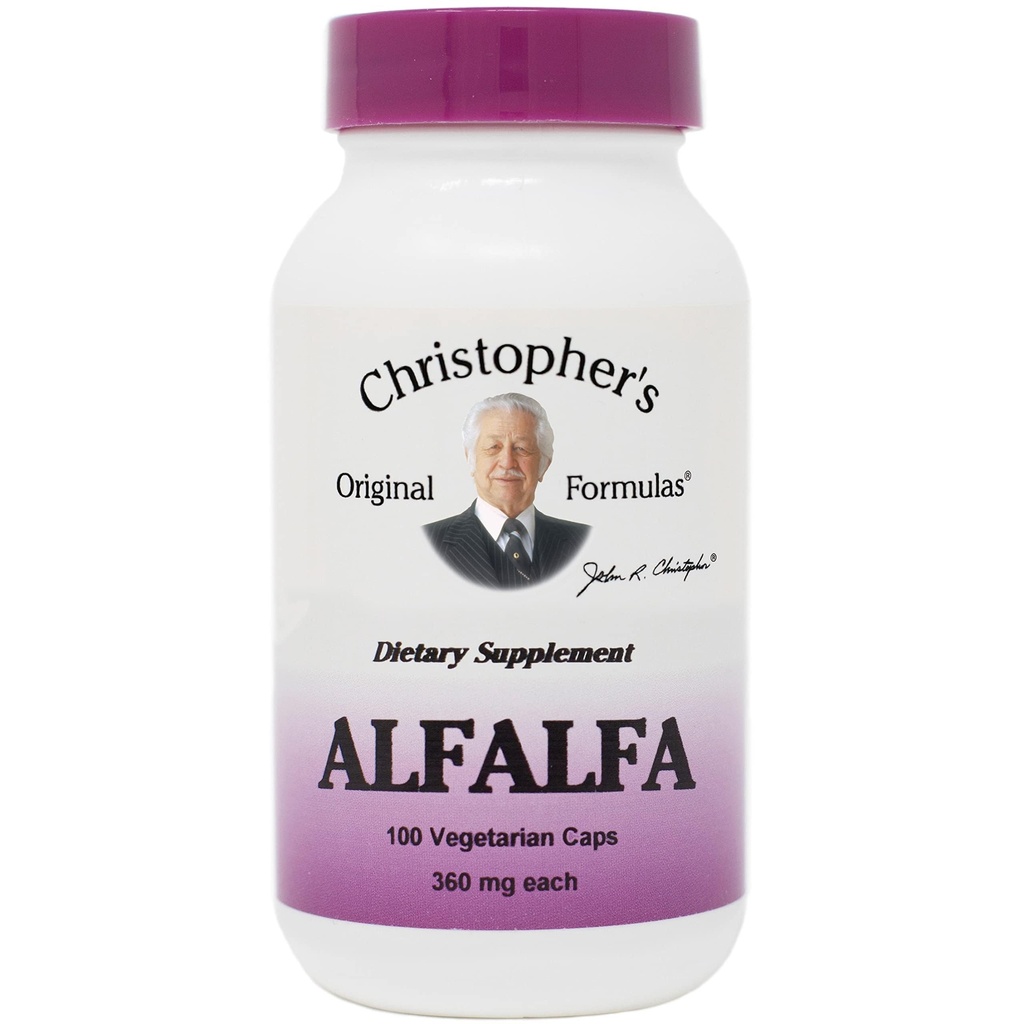 Alfalfa deixa o Dr. Christopher 100 VCaps