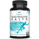 VALI Sales de Eletrolito Reidratação Oral Rápida Pílulas de Substituição. Hydration Nutrition Powder Supplement, Recuperação e alívio rápido. Fluid Health Essentials. Comprimidos Minerais Keto Salt. 120 Cápsulas Veggie