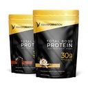Transformation Chocolate & Vanilla Protein Powder □ 30G Multi-Protein Superblend □ Peptídeos de colágeno, Branco de ovo e mistura de plantas □ Óleo de MCT