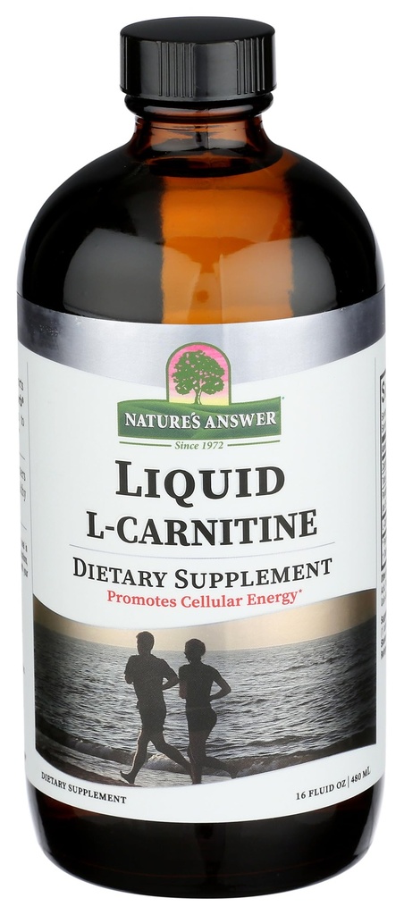 Resposta da natureza L-Carnitina líquido sabor framboesa 1200 mg 16-Fluid Ounces Cellular Energy Suplemento dietético