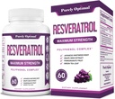 Puramente Optimal Resveratrol Suplemento 1500mg – Trans-Resveratrol de Knotweed japonês, Complexo de Polifenol – Suporta Envelhecimento graciosa, Vitalidade, Cognitivo & Saúde da Pele – 60 Cápsulas Vegan