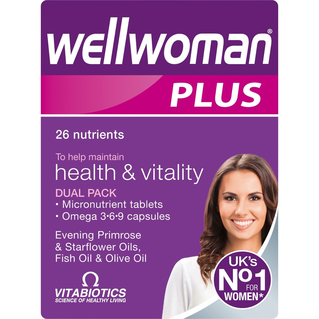 Vitabióticos Wellwoman Plus Comprimidos 56 Cápsulas