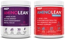 RSP NUTRITION AminoLean Pré-treino Energia (BlackBerry Pomegranate 30 Servings) com AminoLean Recuperação Pós-treino Boost (Tropical Island Punch 30 Servings)
