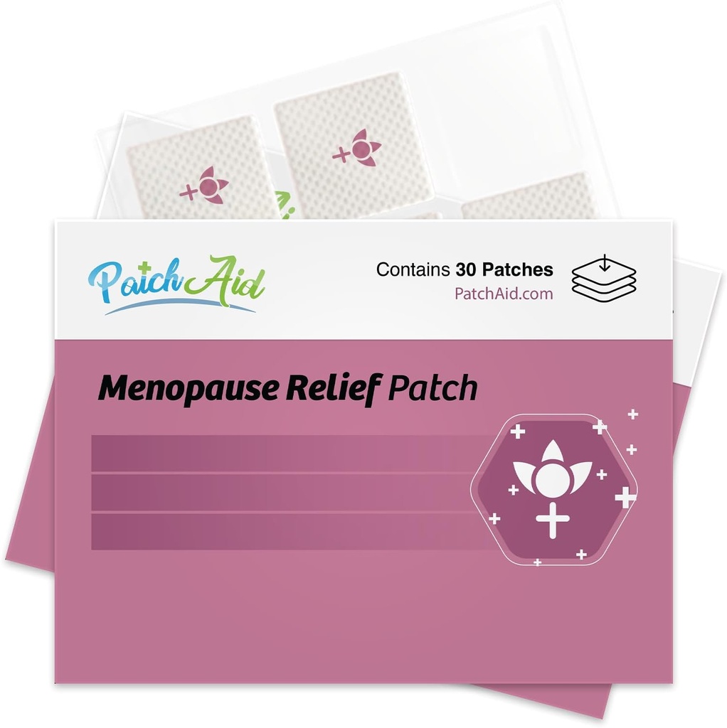 PatchAid Menopause Relief Topical Patch 30-Dia Fornecimento
