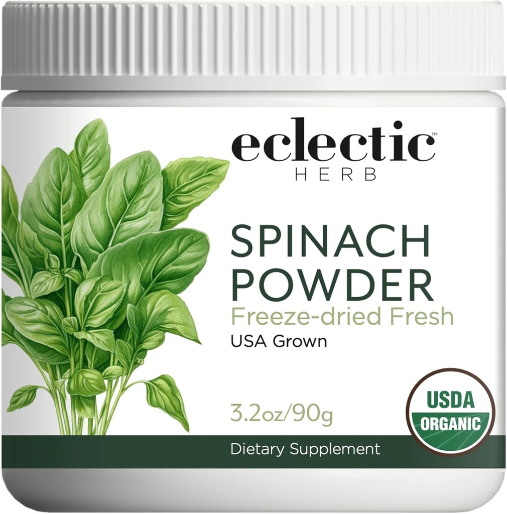 Pó de espinafre de ervas eclética 90 gramas