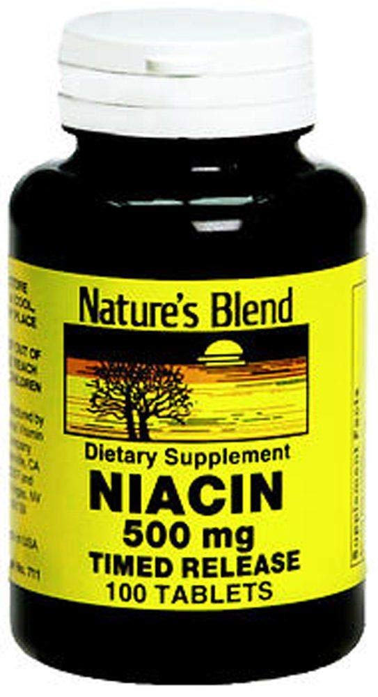 Blend Niacin 500 mg, 100