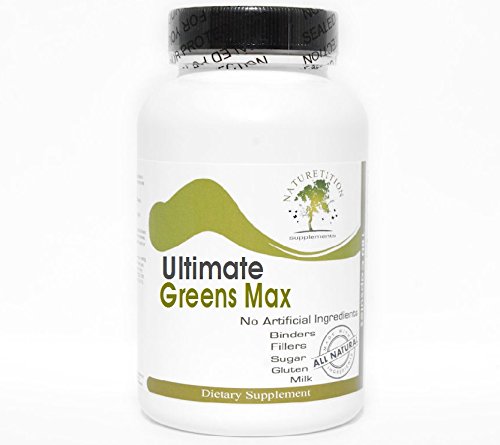 Ultimate Greens Max - Kelp Bladderwrack Dulse Clubmoss Irish Moss Gentian ~ 90 Cápsulas - Sem Aditivos ~ Suplementos de Natureza