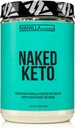 Vanilla Keto nua - Premium Vanilla Keto Fat Bomb Pó - Nada Artificial - Bomba de Keto sem glúten Vanilla Mct Oil Pó com Sem Gmos - 1,3 Lb