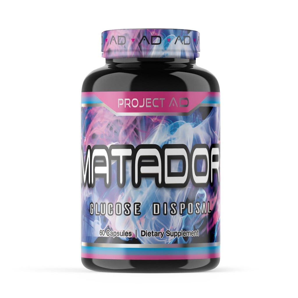 Projeto AD Matador Muscle Builder Melhora Bombas Musculares e Promove Crescimento Músculo e Energia (60 Cápsulas)