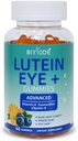 Lutein Gummies: Suporte saúde ocular Lutein Vitaminas Zeaxanthin Suplementos para Adult Vision Care e Macular Support 60 Gummies 30 dias de fornecimento