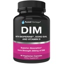 Pure DIM Supplement 250mg Diindolilmetano Plus BioPerine e Dong Quai - Apoio ao equilíbrio hormonal para mulheres e homens, menopausa e suporte estrogênico - 90 Cápsulas vegetarianas