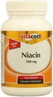 Vitacost Niacin (Vitamina B-3) - 500 mg - 100 Cápsulas