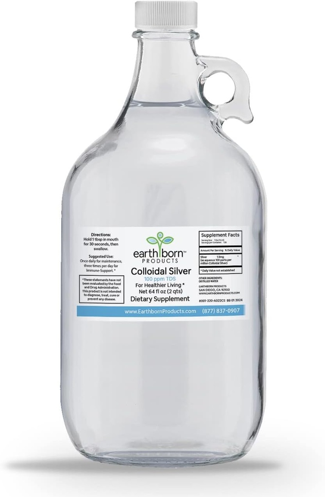 Prata coloidal monotômica (64OZ.)