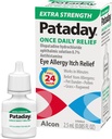 PATADAY Uma vez por dia, alívio da dosagem extra de 2, 5 ml, transparente, 1 embalagem