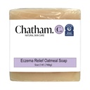Chatham Natural Skin Care Eczema Alívio Aveia Sabão, Banho de aveia calmante, tratamento para eczema rosácea, psoríase