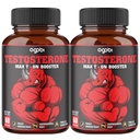 2 embalagens 60 cápsulas - 11 ervas combinadas com Ginseng, Ashwagandha, Tribulus & More.