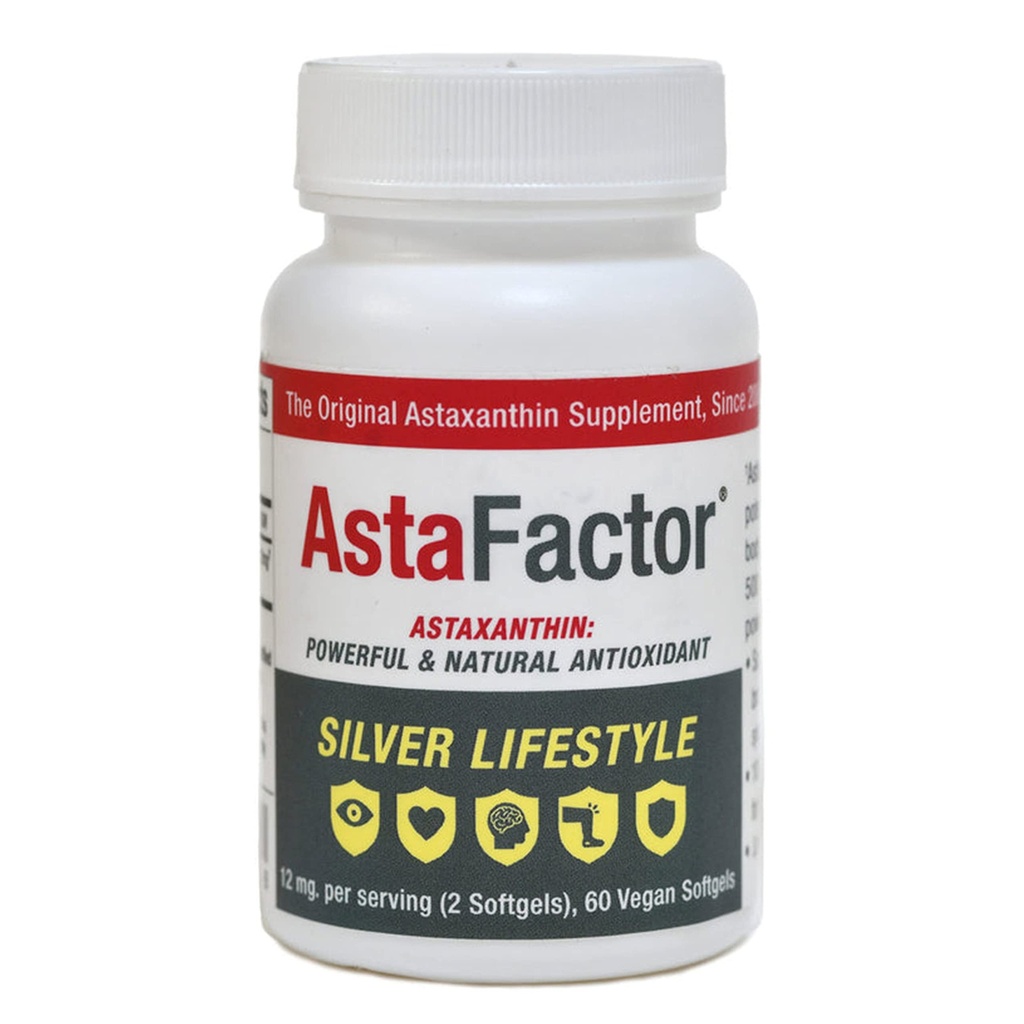 Silver Lifestyle Astaxantina Suplemento 60 Softgels