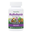 NaturalsPlus Animal Desfile Multivitamínico Mastigável Infantil - Sabor de Uva - 180 Comprimidos em forma de animal - Promove Saúde e Bem-Estar - Vegetariano, Glúten Livre - 90 Servimentos