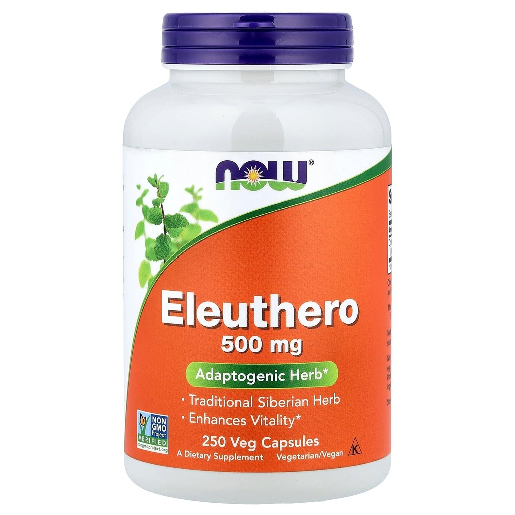Eleuthero 500mg Agora Alimentos 250 Caps