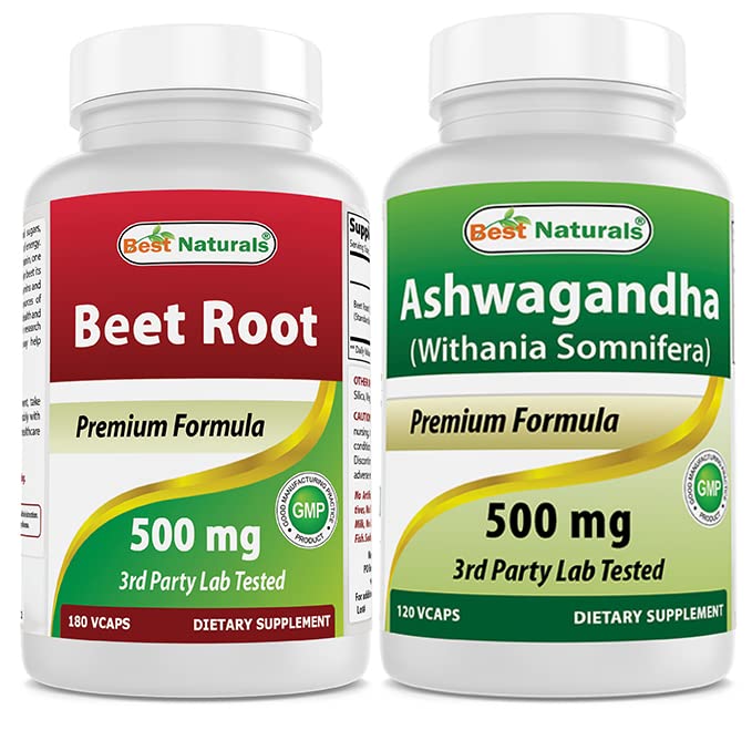 Pó de beterraba 500 Mg & Ashwagandha Extract 500 Mg