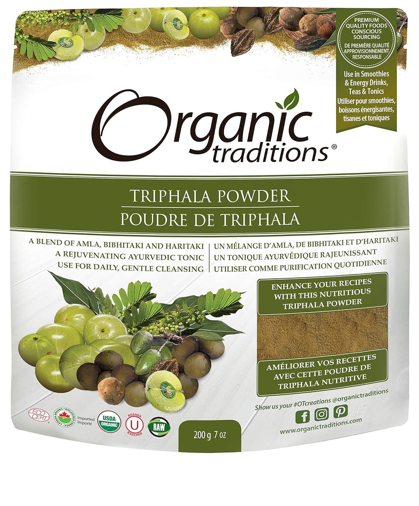 Tradições Orgânicas Pó Orgânico, Triphala, 7 Onça