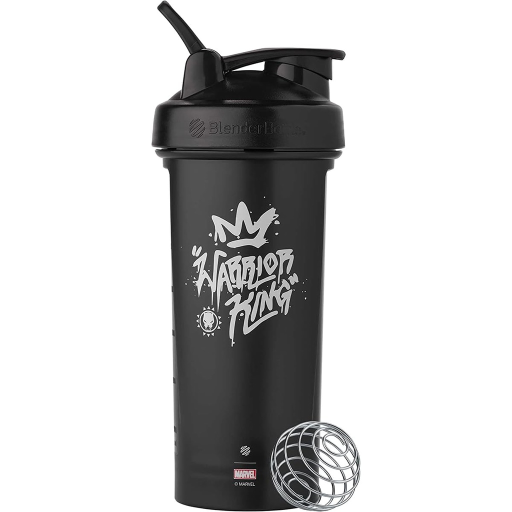BlenderBottle Marvel Classic V2 Shaker Garrafa perfeita para batidos de proteína e pré-treino, 28-ounce, Guerreiro Rei