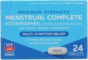 Rite Aid, Pharmacy Menstrual Multi Symptom Relief Caplets Máxima Força, 24 Contagem