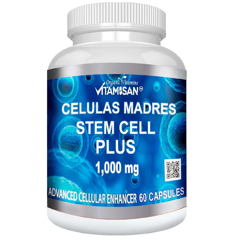 Celulas Madres 60 Cápsulas Vitamisan 1000 mg Aphanizomenon Flos-aquae Blue Green Algas AFA Stem Natural Cell