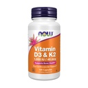 AGORA Alimentos Vitamina D-3 & K-2 - 120 Veg Cápsulas