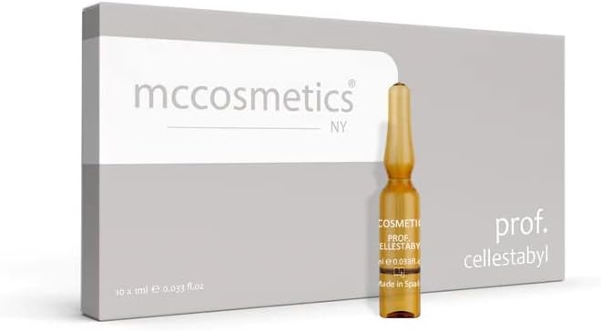 Nova Iorque - Prof. Celletabyl - Ampoulas revitalizantes com vitamina B6 e B3 - Suporta aparência e radiação da pele - 10 x 1ml - Made in Spain