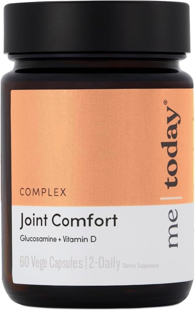 me hoje Comfort Complemento Conjunto – Glucosamina, Condroitina e Vitamina D para Mobilidade Conjunta e Apoio Ósseo – Fórmula Limpa para Homens e Mulheres – 60 Cápsulas Vege