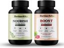 Better Alt Moringa & Beterraba Cápsulas de Pó 100% Puro Moringa Folha Suplemento e 100% Suplemento de Beterraba Natural