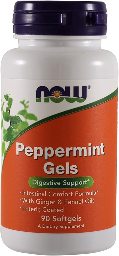 Agora Alimentos Geles de hortelã - 90 softgels (Pack of 3)