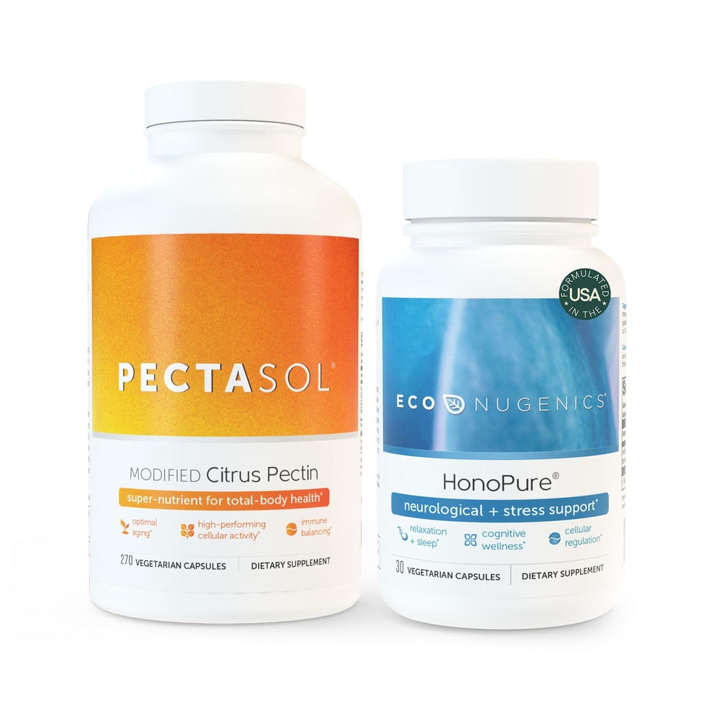 EcoNugenics Ultimate Cellular Health & Immune Support Pack □ HonoPure - Magnolia Bark Extract, 120 Cápsulas