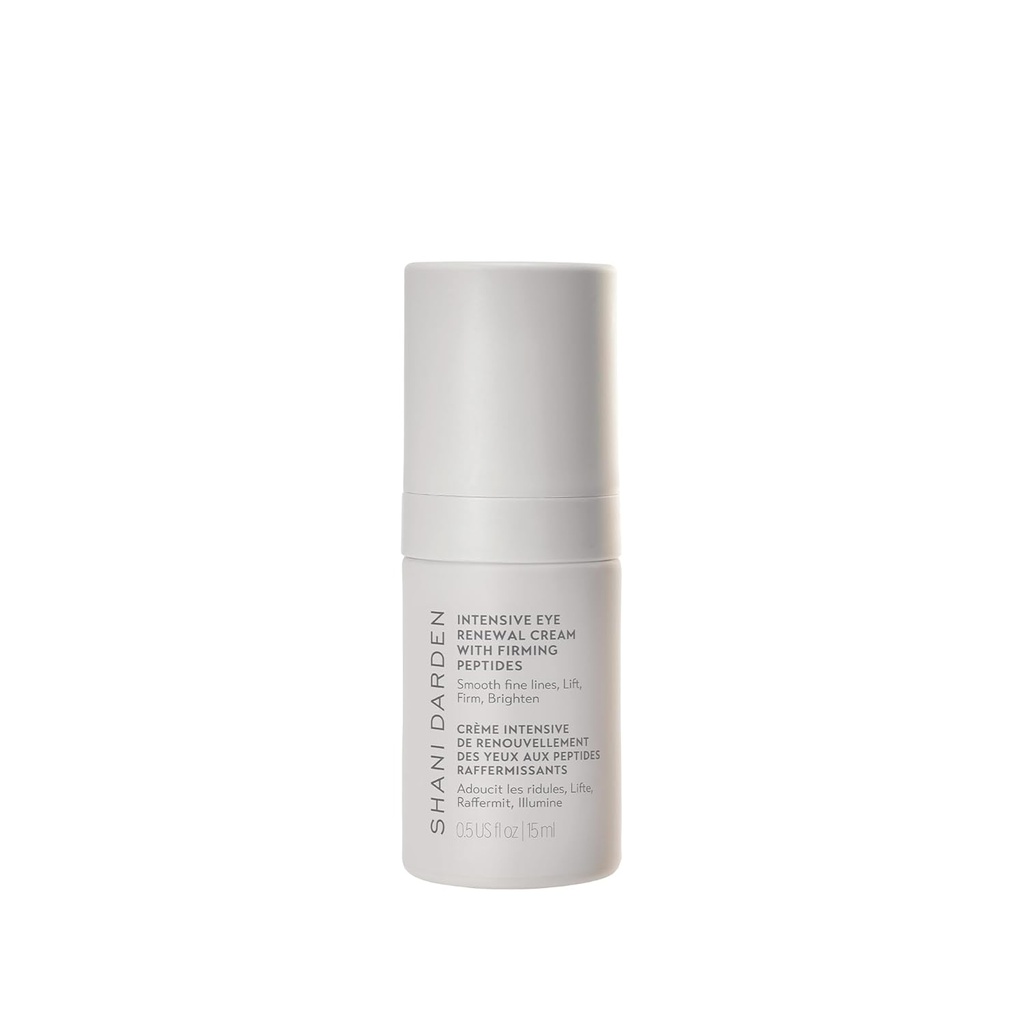 SHANI DARDEN Intensive Eye Renovation Cream, Hydrating Under Eye Cream for Dark Circles, Fine Lines, Wrinkles & Crows Feet with Niacinamida, Manteiga de Karité & Ceramida, Crease-free & Makeup-ready, 0.50 fl oz