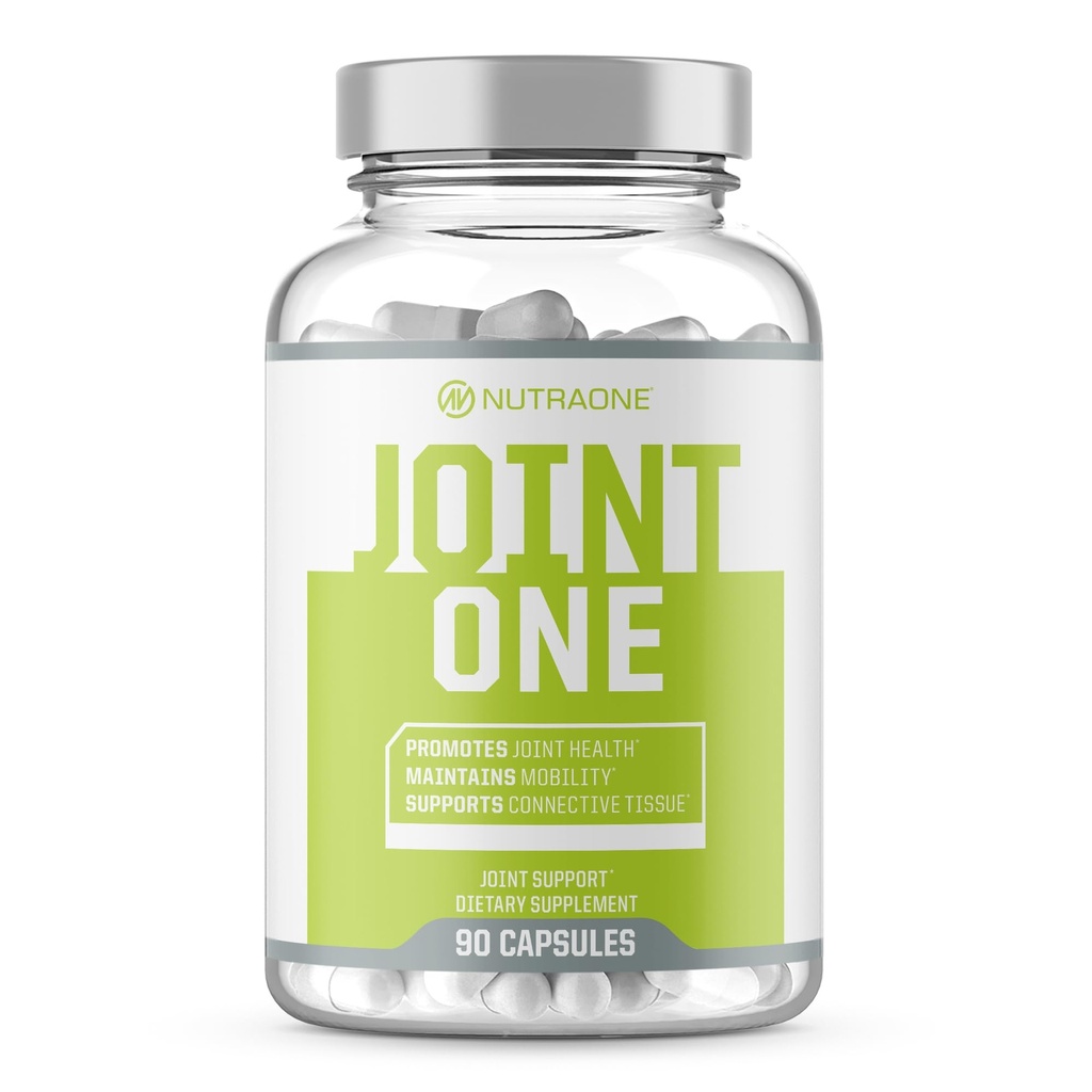JointOne Joint Support by NutraOne - Suplemento Conjunto para Mulheres e Homens para Ajudar a Manter a Saúde Conjunta com Colágeno, Glucosamina e Açafrão* (90 Cápsulas)