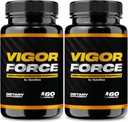NutraRize (Pacote de 2 Força de Vigor para Homens, Cápsulas masculinas de alto desempenho, Todos os suplementos dietéticos naturais para saúde geral e bem-estar, comprimidos oficiais 50 comentário (120 Cápsulas)