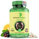 Imune Support Supplement - Imunes naturais e orgânicos para adultos - Imunidade Suporte com Vitamina C & Vitamina D, Alho, Ginger, Limão, Elderberry, Selenium e Zinco - 60 Cápsulas