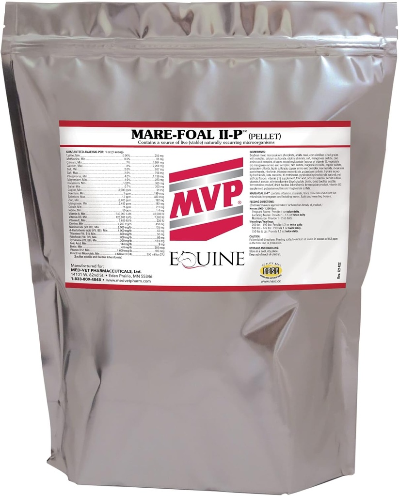 Mare Poal II-P (10lb) Suplemento multi vitamina/mineral equilibrado para éguas, potros e anões