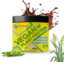 Vegan Protein Plant Powder Pea, Brown Rice Protein 250 gramas(7 Servings) Serving Quantity-36 G 27 G Protein Per Serving, Glutamina -4.35gm BCAA-3.53GM