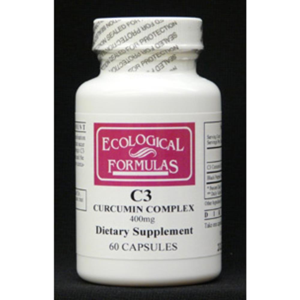 Fórmulas Ecológicas, Complexo de Curcumina C3 400 mg 60 Cápsulas
