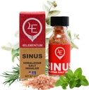 4Elementum Sinus Himalayan Sal Inhaler - Infundido com eucaliptos naturais, hortelã-pimenta e alecrim - apoia alívio de alergias, resfriados e congestão