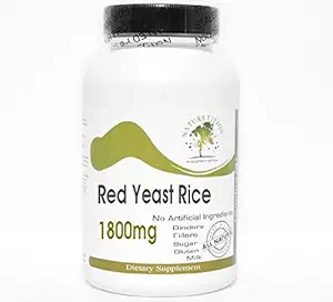 Red Levest Rice 1800mg ~ 180 Cápsulas - Sem Aditivos ~ Suplementos de Natureza