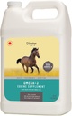 Óleo de camelina para cavalos, 1 galão pela fazenda Olimega, alto em Omega-3 & Vitamina E, suporte para juntas saudáveis, casaco e pele, puro e frio Pressionado, suplemento conjunto, feito no Canadá